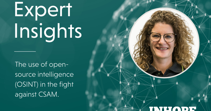 Forest green banner with sparkly image of a globe with a photo of a person inset.