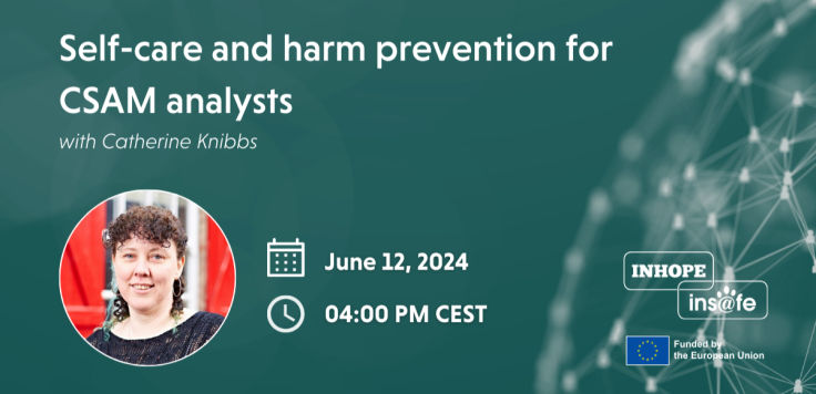 Forest green background with connectivity globe image and text describing the event.